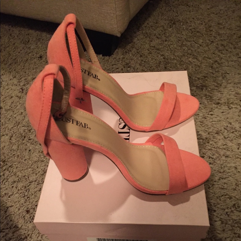 Coral Block Heels
